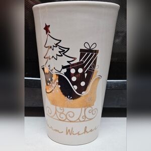 Marketplace Ceramic Travel Coffee Mug Warm Wishes Holiday